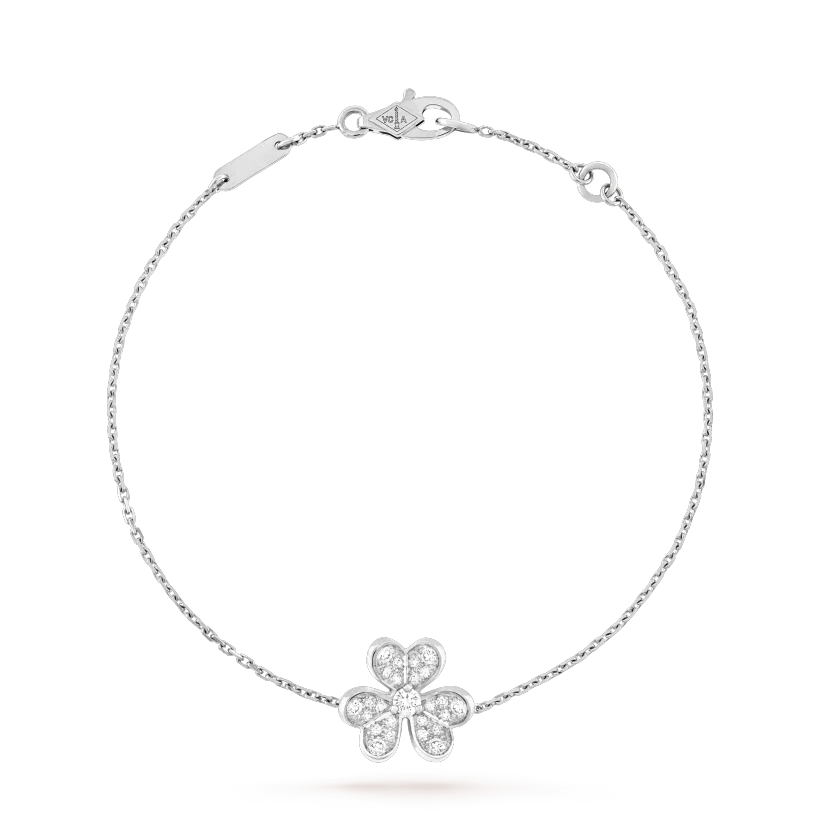 ¡®Glow Jewelry¡¯FRIVOLE SILVER FLOWER DIAMOND BRACELET