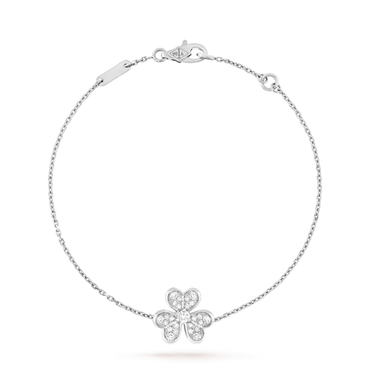 ¡®Glow Jewelry¡¯FRIVOLE SILVER FLOWER DIAMOND BRACELET