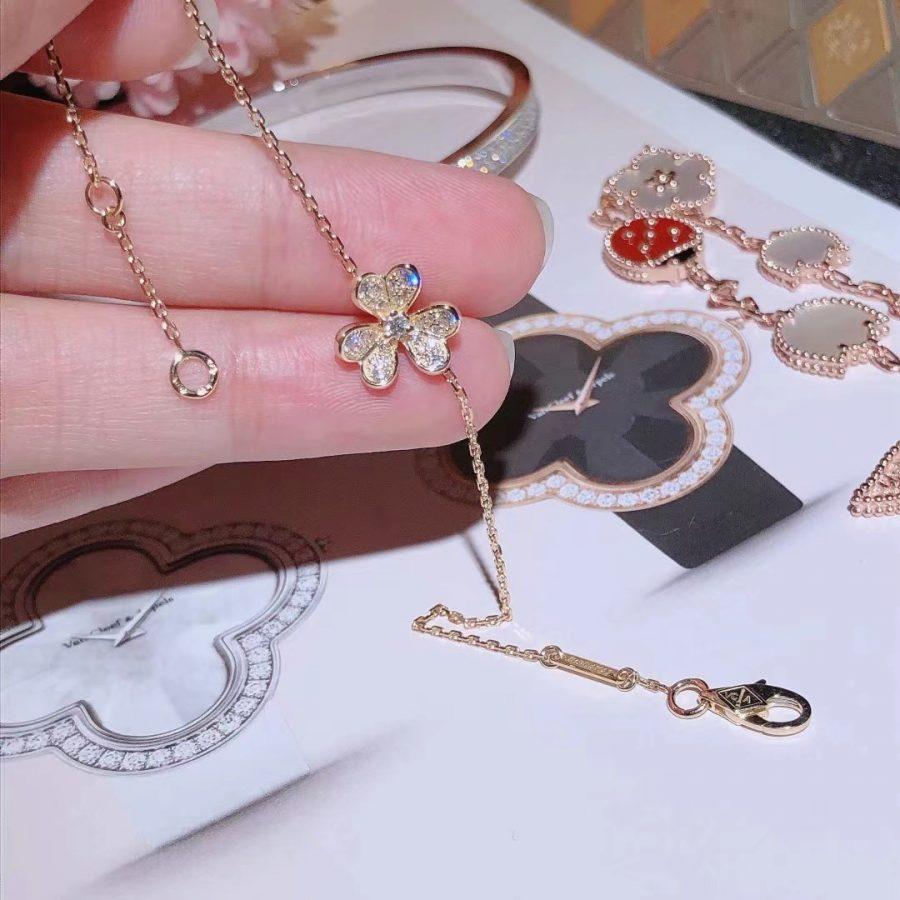 ¡®Glow Jewelry¡¯FRIVOLE GOLD FLOWER DIAMOND BRACELET