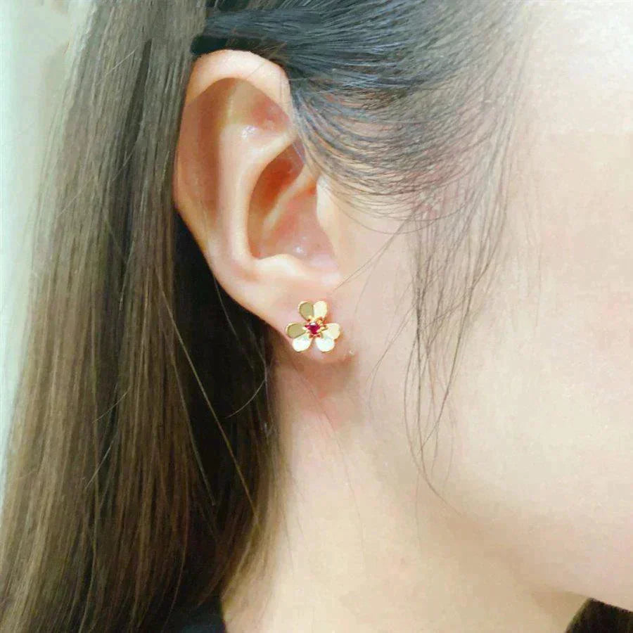 ¡®Glow Jewelry¡¯FRIVOLE  FLOWER PINK EARRINGS