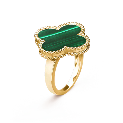 ¡®Glow Jewelry¡¯CLOVER MALACHITE RING