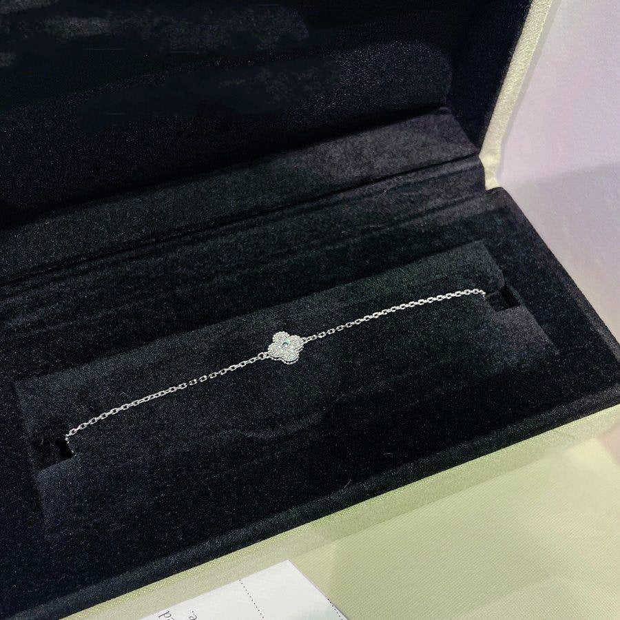 ¡®Glow Jewelry¡¯CLOVER  SINGLE FLOWER BRACELET SILVER