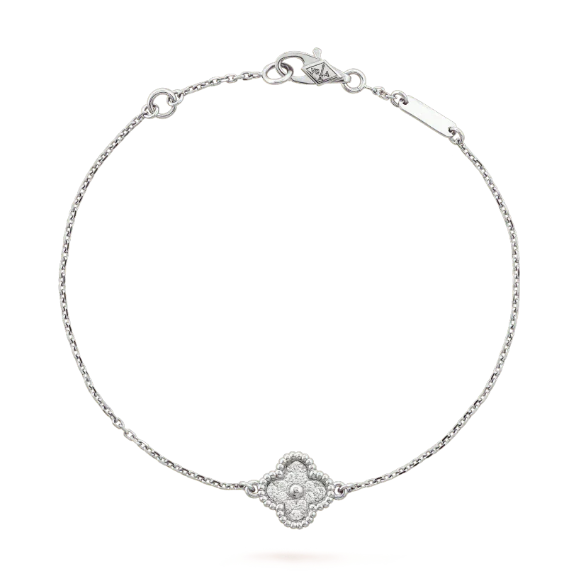 ¡®Glow Jewelry¡¯CLOVER  SINGLE FLOWER BRACELET SILVER