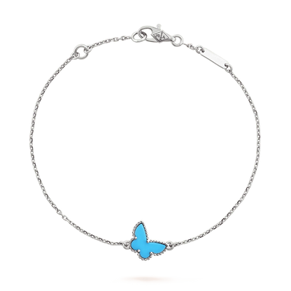 [Glow Jewelry]BUTTERFLY TURQUOISE BUTTERFLY BRACELET SILVER