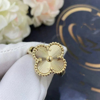 ¡®Glow Jewelry¡¯CLOVER GOLD RING