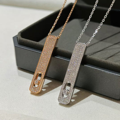 [Glow Jewelry]MY FIRST DIAMOND PAVED NECKLACE