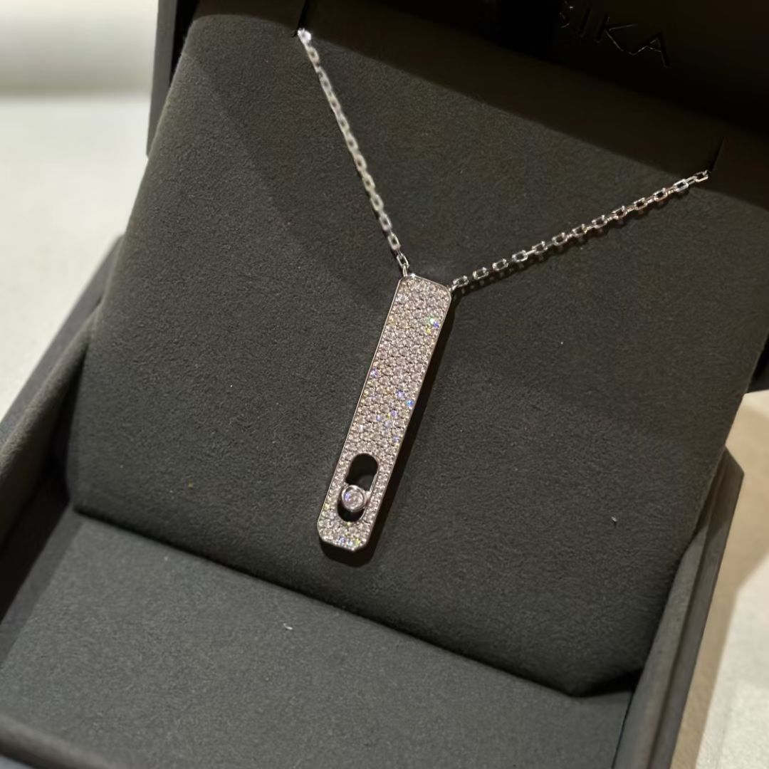 [Glow Jewelry]MY FIRST DIAMOND PAVED NECKLACE