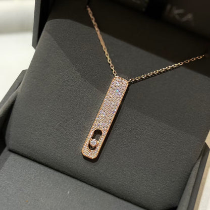 [Glow Jewelry]MY FIRST DIAMOND PAVED NECKLACE
