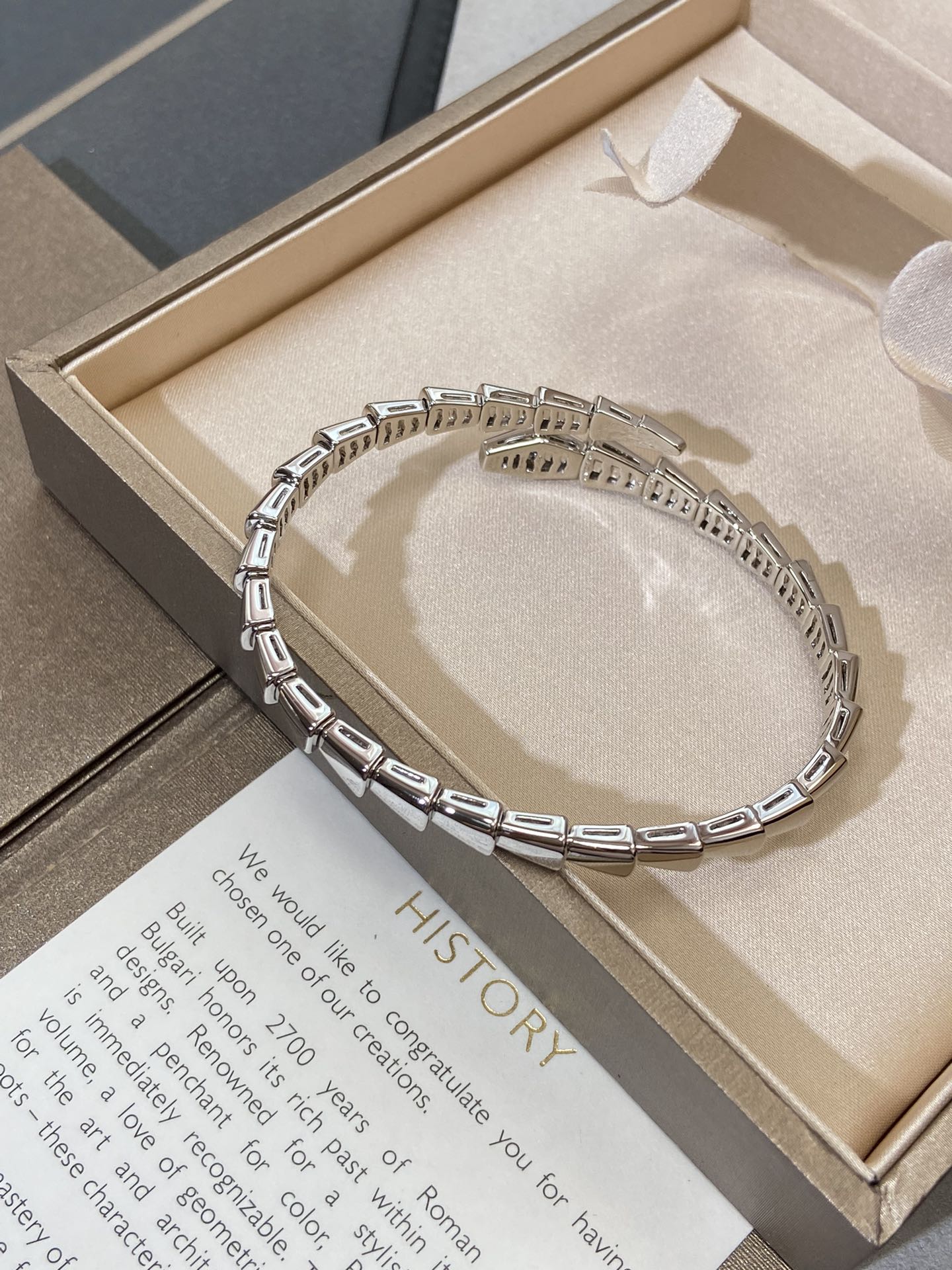 [Glow Jewelry]SERPENTI VIPER SILVER BRACELET