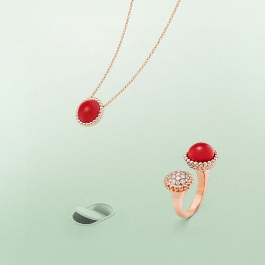 [Glow Jewelry]PERLEE COULEURS DIAMOND ROSE GOLD BETWEEN THE FINGER RING