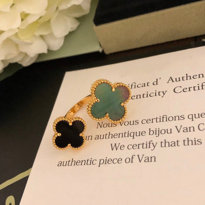 [Glow Jewelry]CLOVER BETWEEN THE FINGER RING