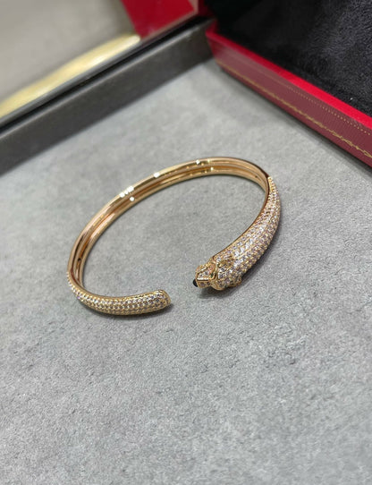 ¡®Glow Jewelry¡¯PANTHERE FULL DIAMOND OPEN BRACELET