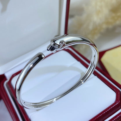 [Glow Jewelry]PANTHERE SILVER OPEN BRACELET