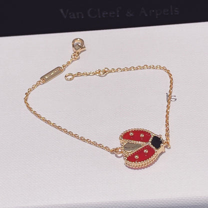 [Glow Jewelry]LUCKY SPRING 1 MOTIF PINK GOLD BRACELET