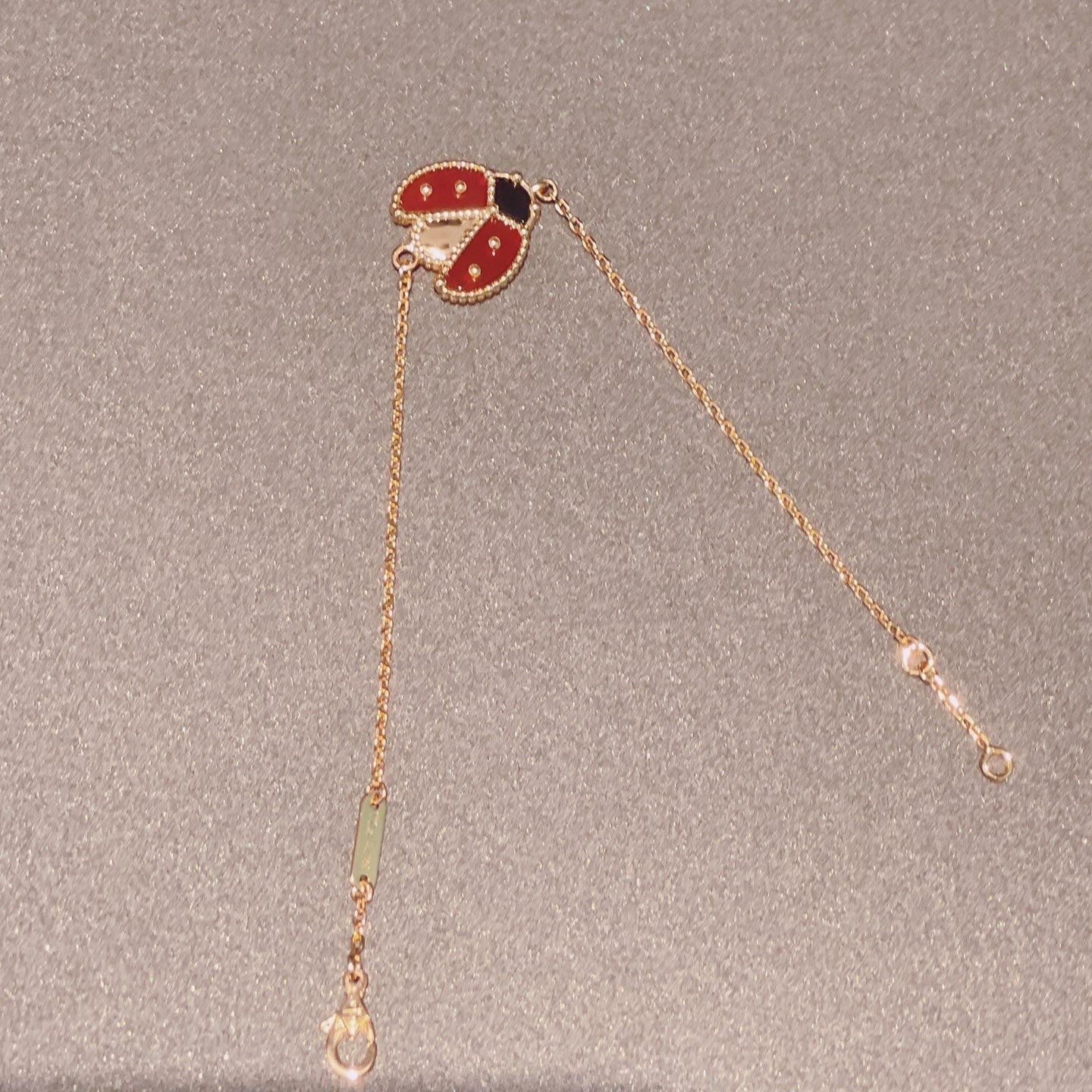 ¡®Glow Jewelry¡¯LUCKY SPRING 1 MOTIF PINK GOLD BRACELET