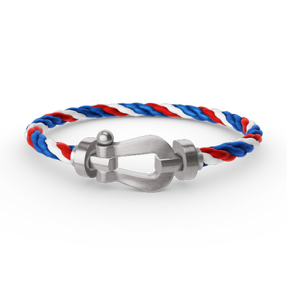 [Glow Jewelry]FORCE LARGE HORSESHOE NO DIAMOND BRACELET SILVER